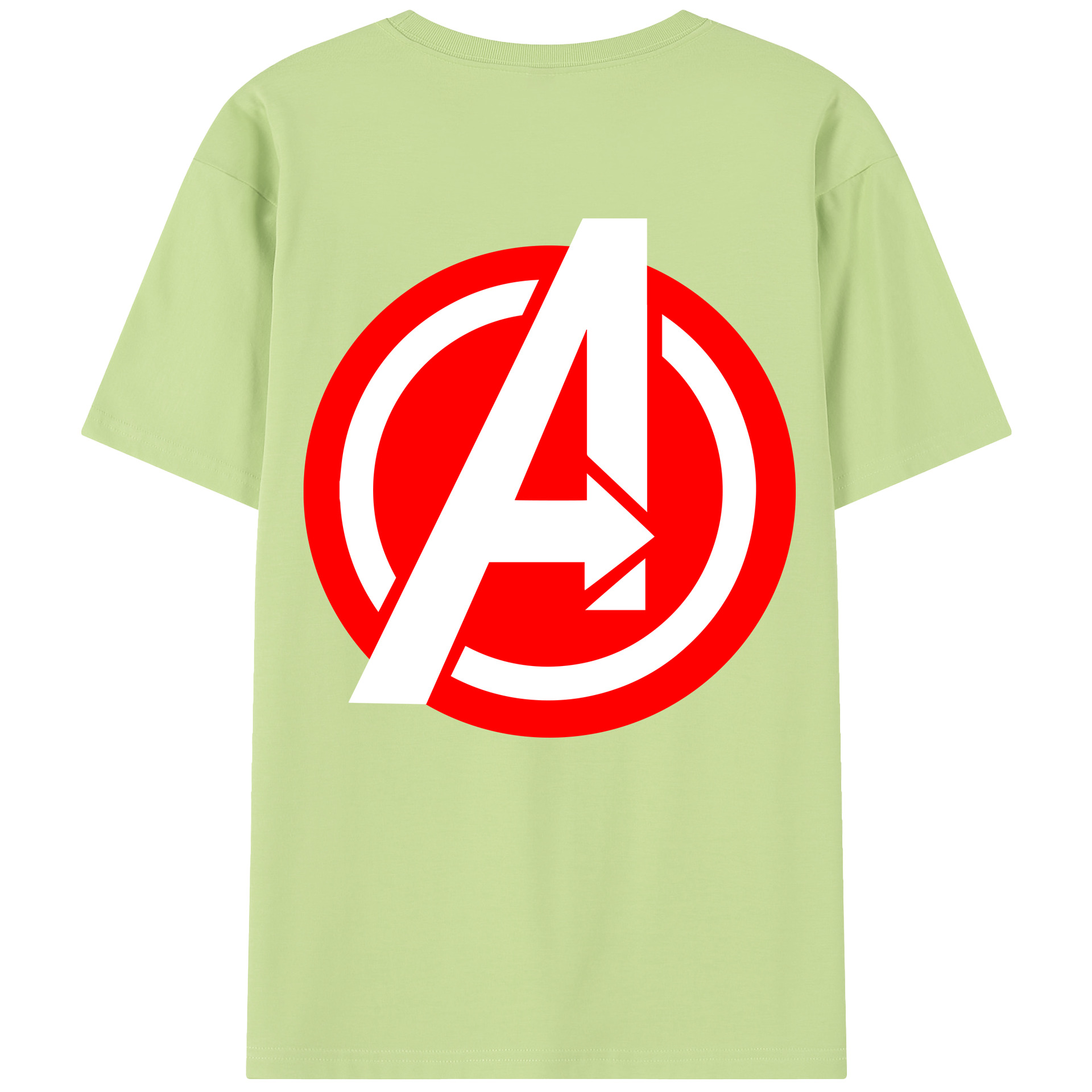 （画像用） アベンジャーズ The Avengers 綿100％半袖Tシャツ（背面プリント）
